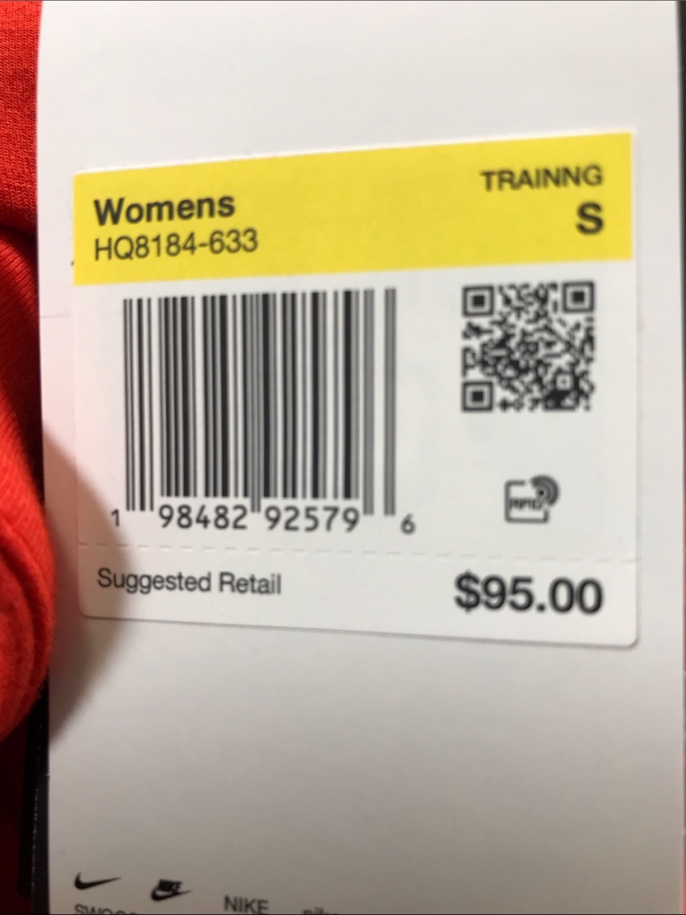 Nike Womens Impossible Soft Dri-Fit Sweatpants Joggers(HQ8184-633) Red Small - Picture 10 of 10